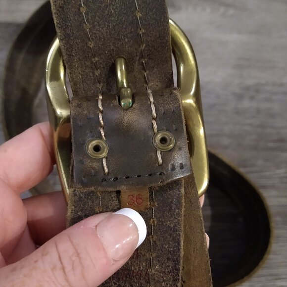 Lucky Brand Men's Genuine Leather Belt - Picture 3 of 8
